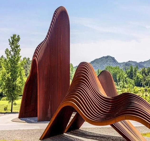 围场锈钢板造型