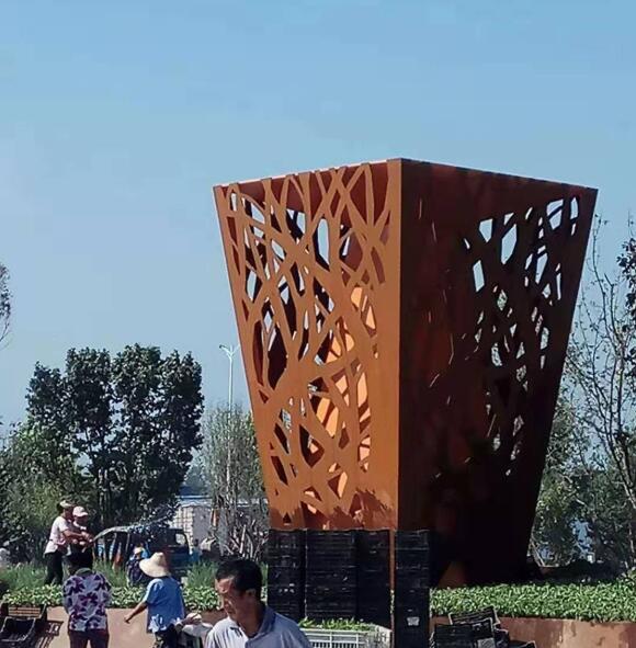 围场耐候钢板雕塑